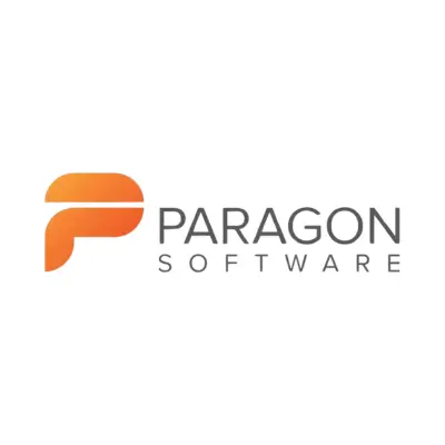 Paragon Software logo in orange and gray