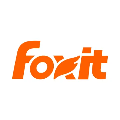 Foxit logo in orange