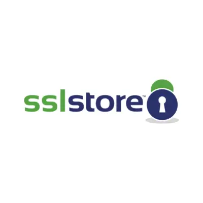 SSLstore logo with padlock icon